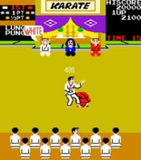 une photo d'Ã©cran de Karate Champ sur Arcade